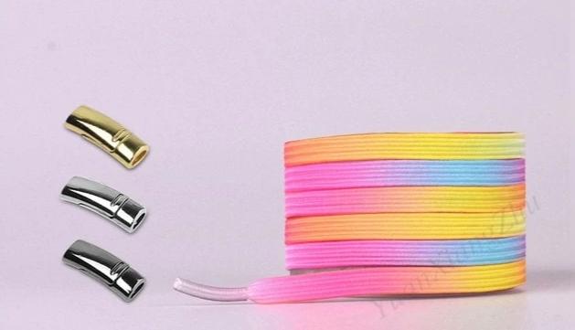 Magnetic Shoelaces Elastic Colorful Flat Shoe No Tie