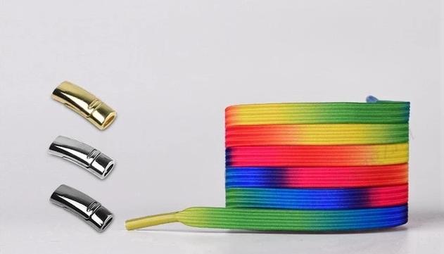 Magnetic Shoelaces Elastic Colorful Flat Shoe No Tie