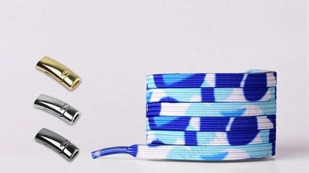 Magnetic Shoelaces Elastic Colorful Flat Shoe No Tie