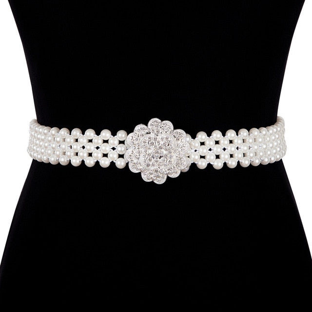 Luxury Women's Rhinestone Belt Bling Crystal Belt