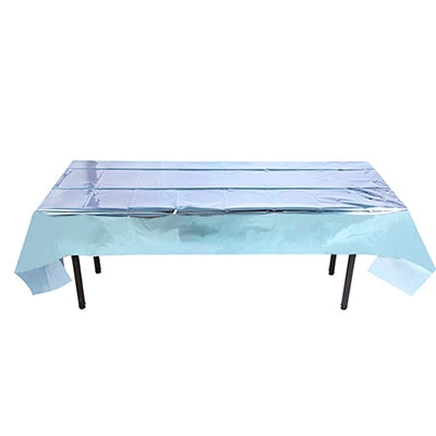 Metallic Waterproof Foil Party Tablecloth Cover