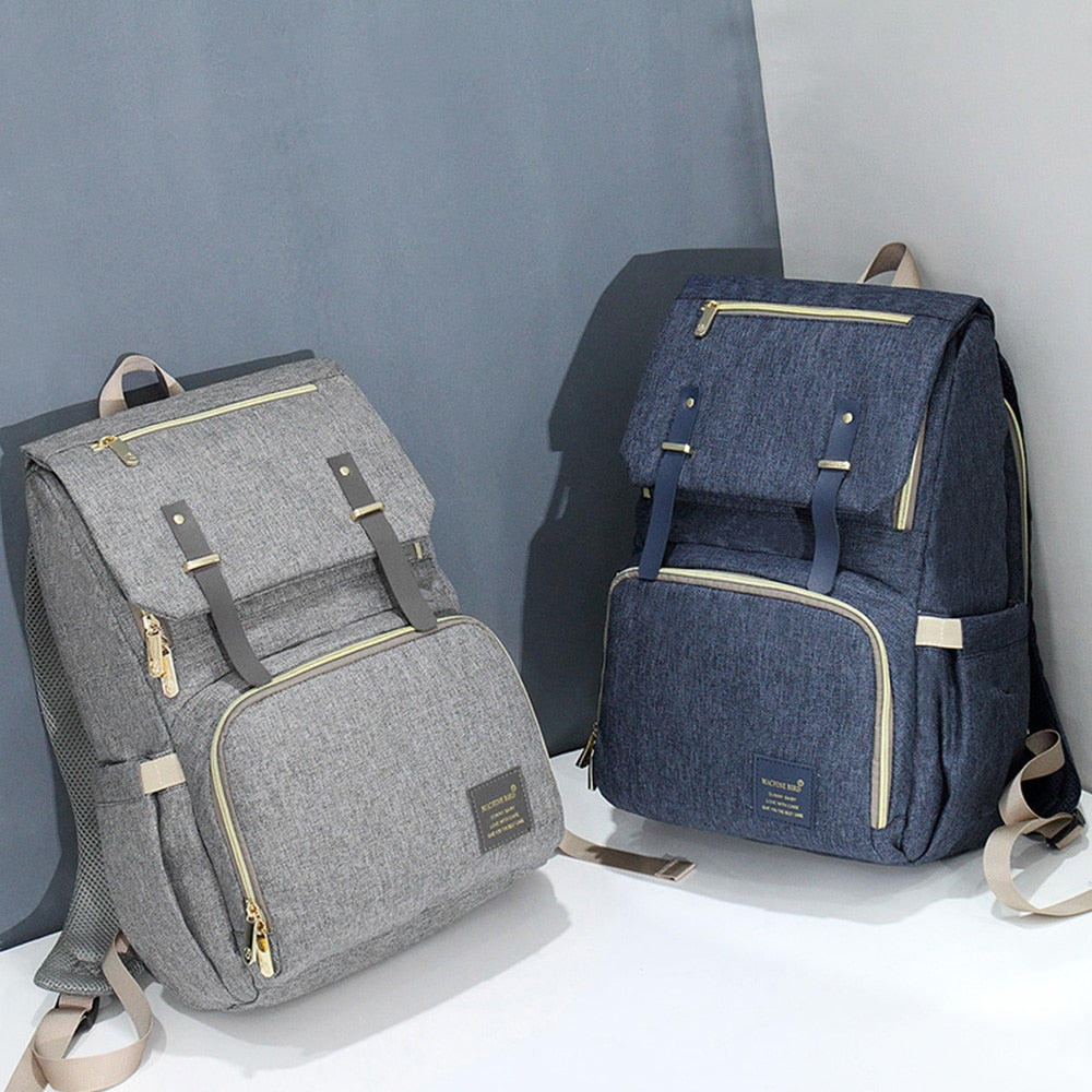 Denim Diaper Backpack Maternity Baby Care