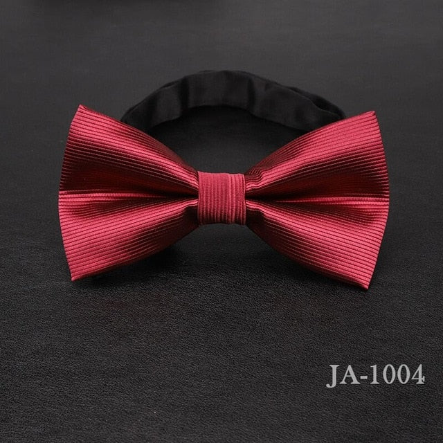 Jacquard Woven Solid Polka Dots Butterfly Bowtie