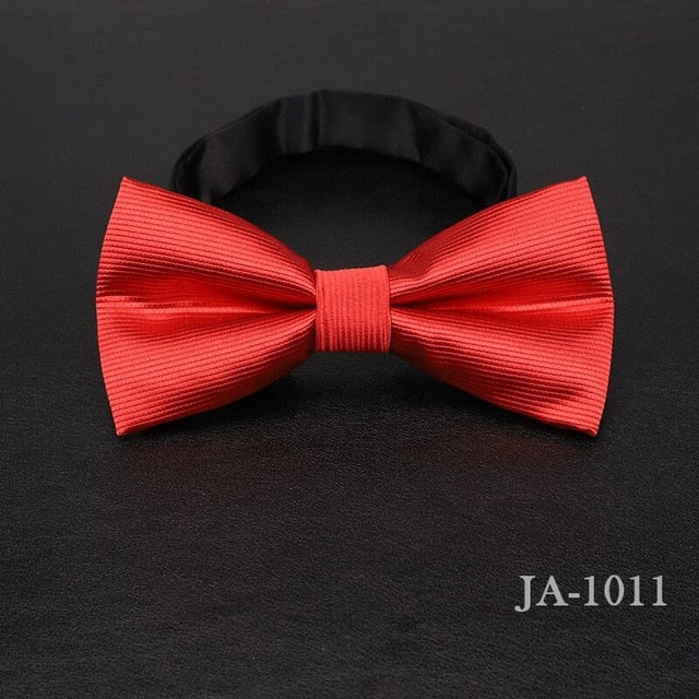 Jacquard Woven Solid Polka Dots Butterfly Bowtie