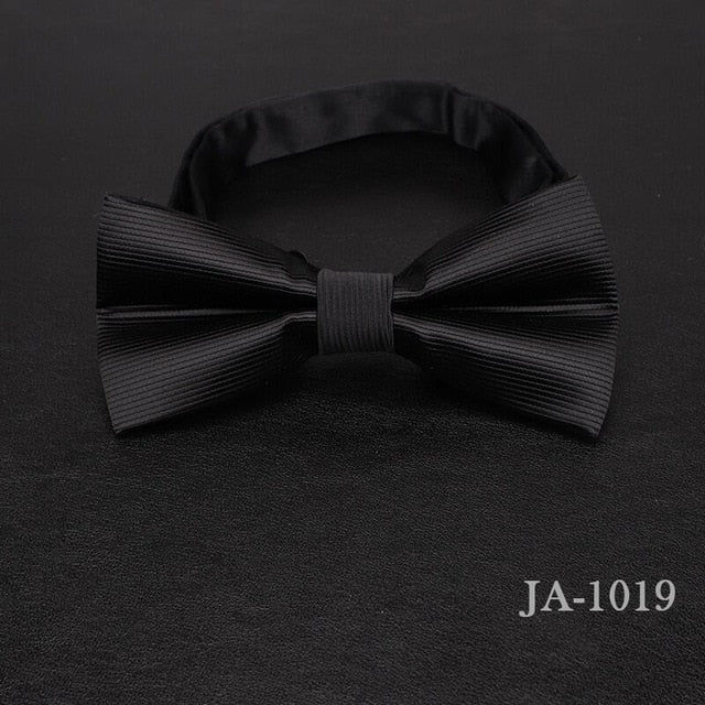 Jacquard Woven Solid Polka Dots Butterfly Bowtie