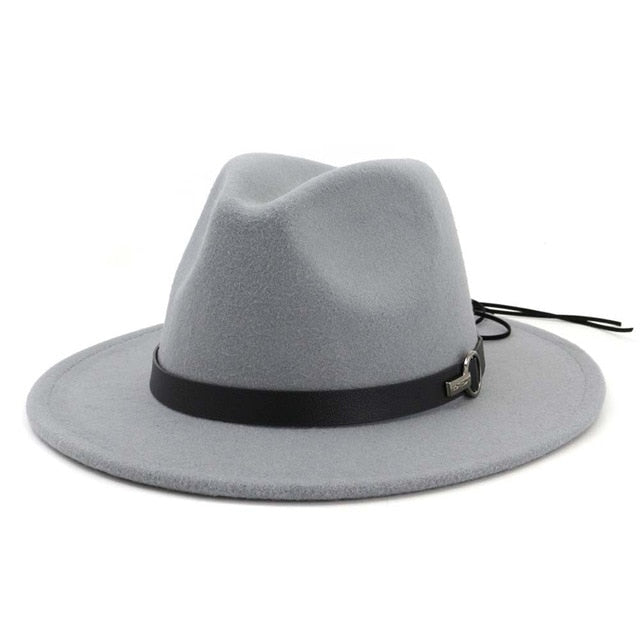 Winter Wide Brim Wool Jazz Fedora Hat
