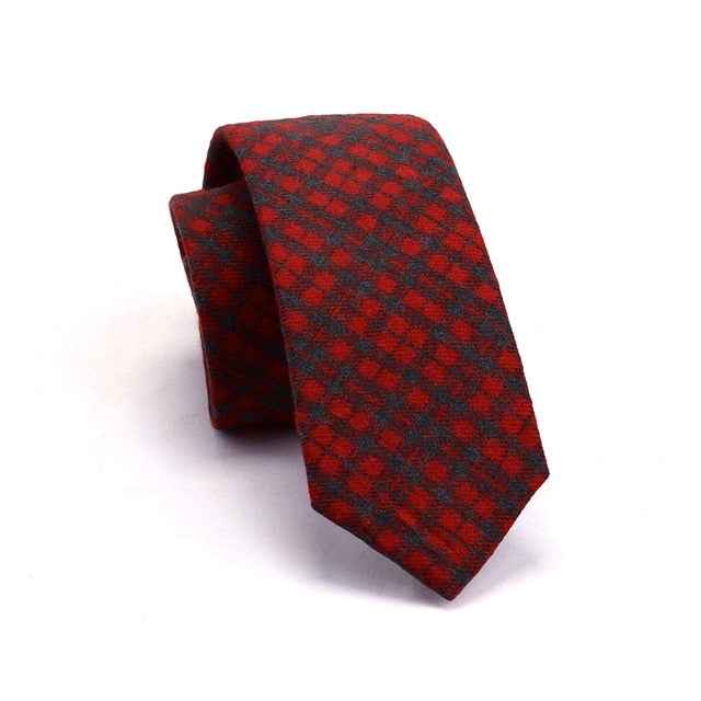 Mens Cotton Slim Ties Striped Fashion Casual