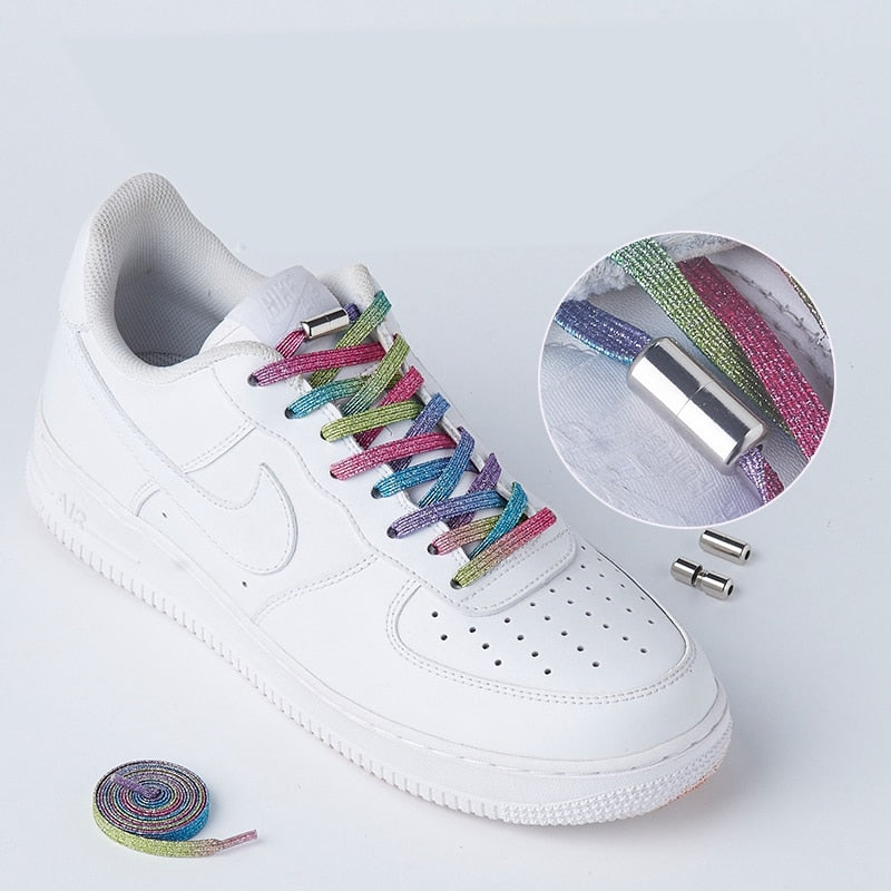 Colorful Elastic Casual Sneakers Shoelaces