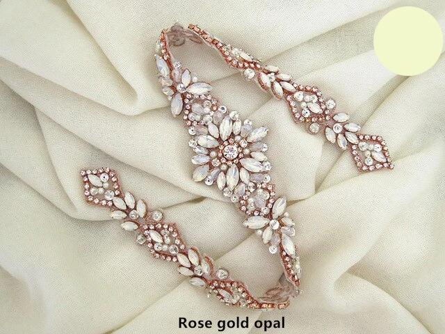 Silver Rhinestone Applique Bridal