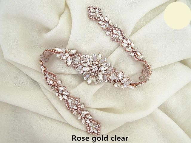 Silver Rhinestone Applique Bridal