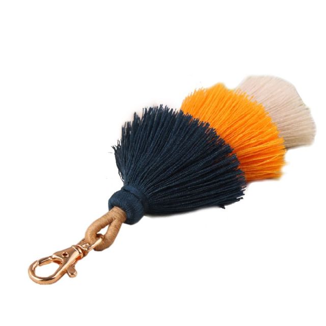 Colorful Pom Pom Tassel Key Chain