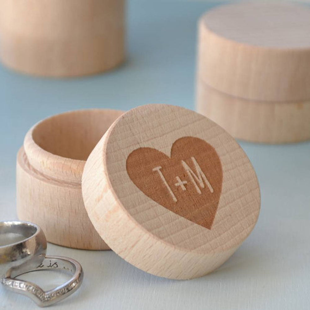 Rustic Engagement Wedding Ring Box