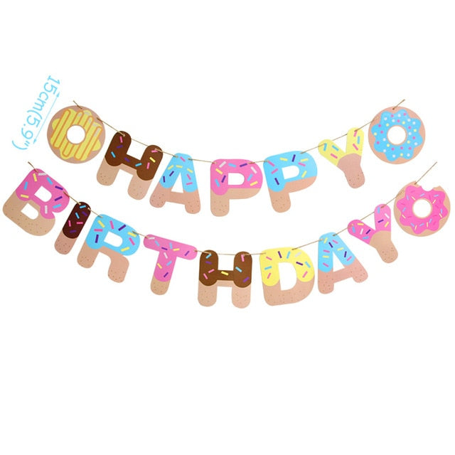 Baby Birthday Decor Donut Theme Party