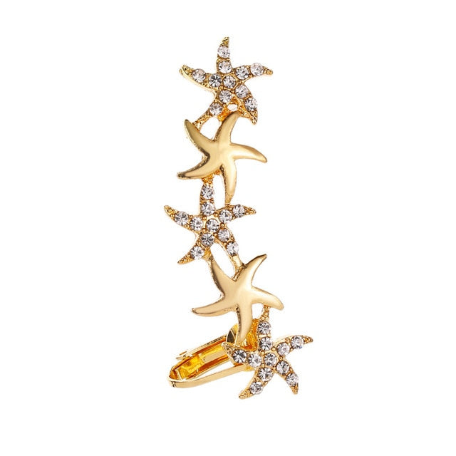 Bohemian Crystal Ear Wrap Earring