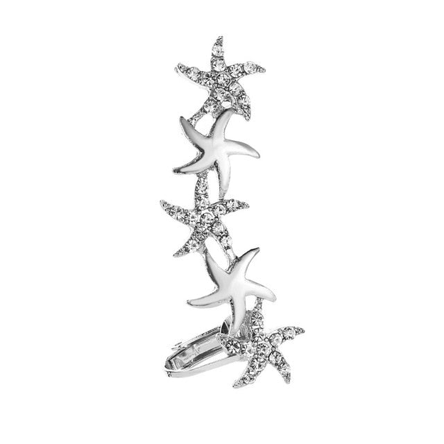 Bohemian Crystal Ear Wrap Earring