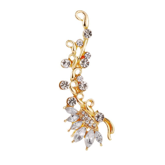 Bohemian Crystal Ear Wrap Earring