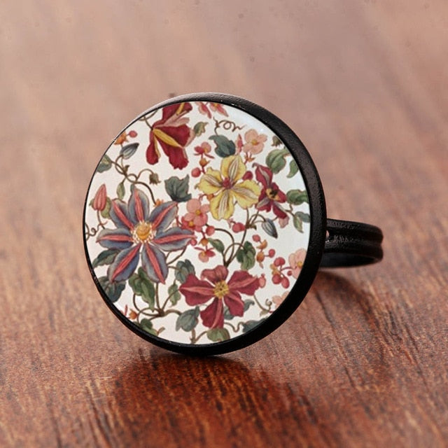 Vintage Buddhism Mandala Ring