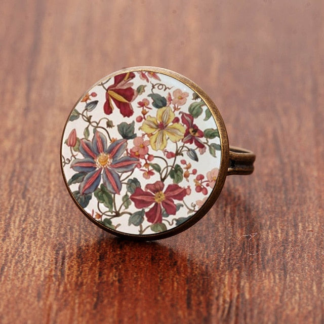 Vintage Buddhism Mandala Ring