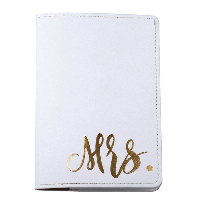 Mr Mrs Luggage Tag Passport Covers Wallet