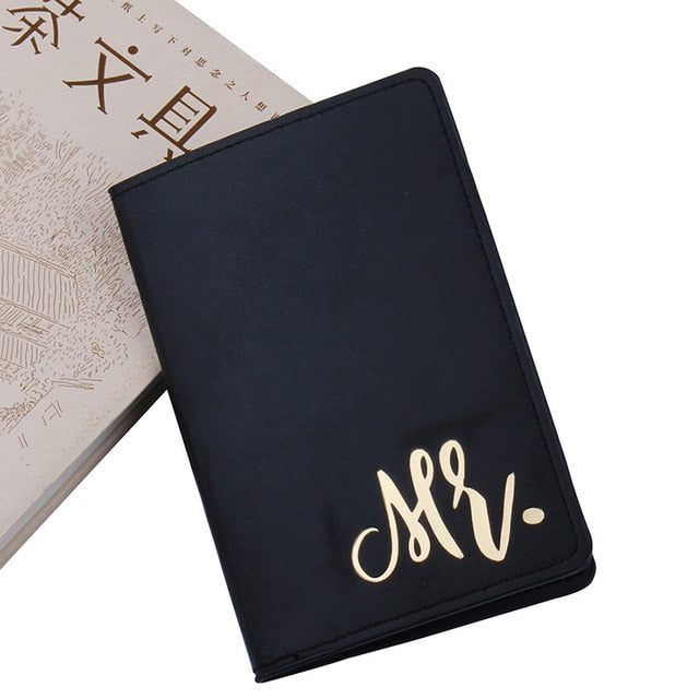 Mr Mrs Luggage Tag Passport Covers Wallet