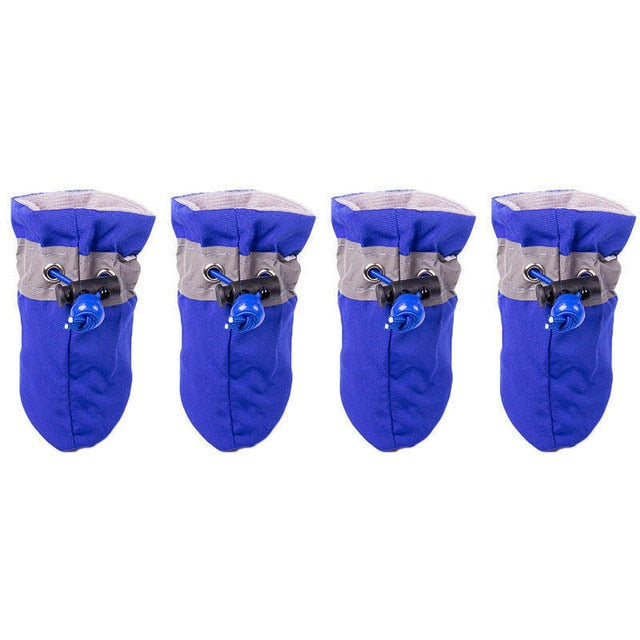 Winter Warm Dog Shoes Anti-slip Boots Socks 4pcs