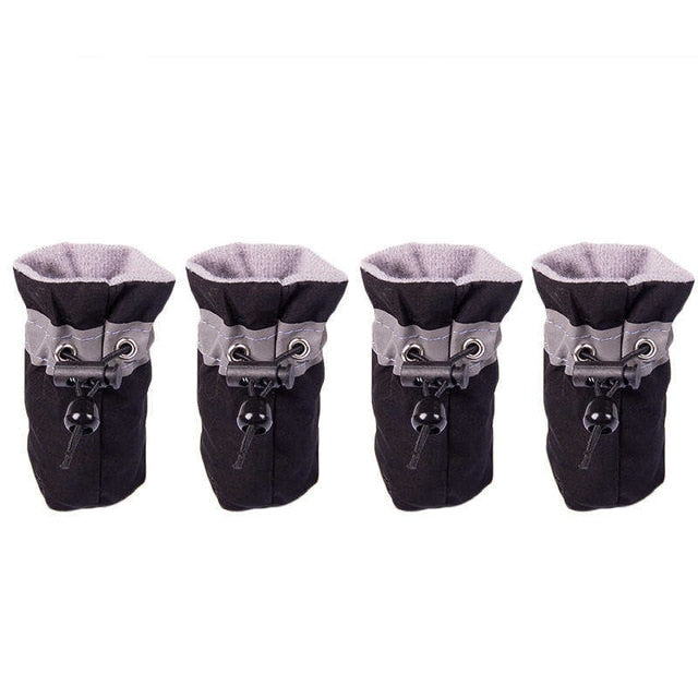 Winter Warm Dog Shoes Anti-slip Boots Socks 4pcs