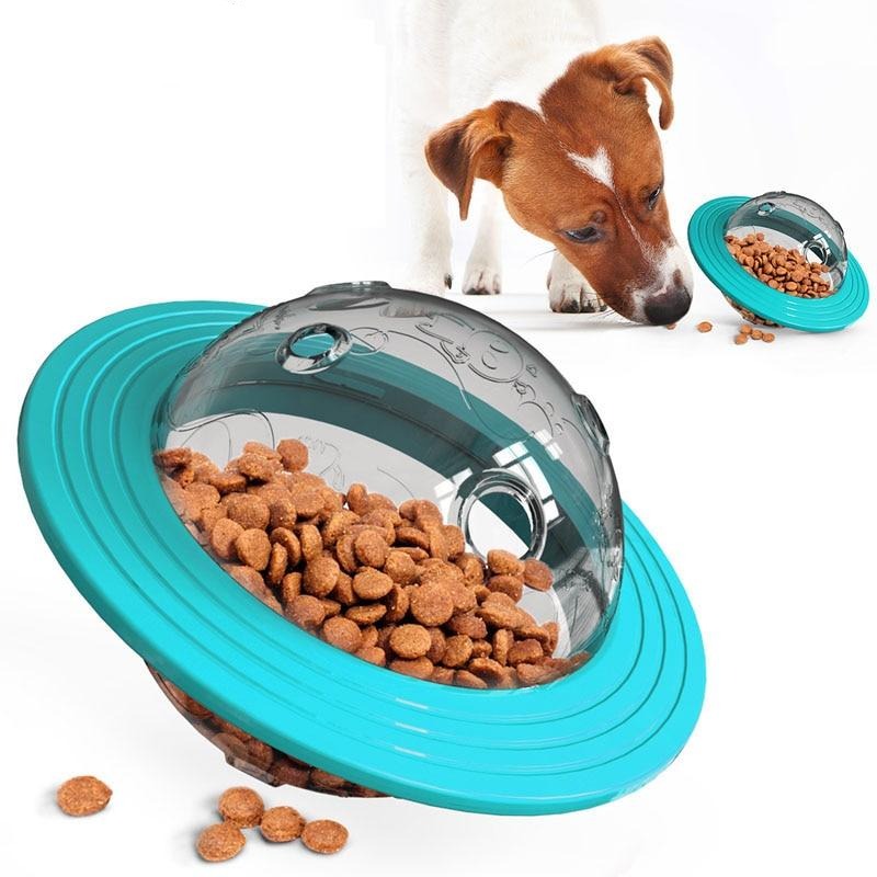 Interactive Dog Toy Ball Food Dispenser Slow Feeder