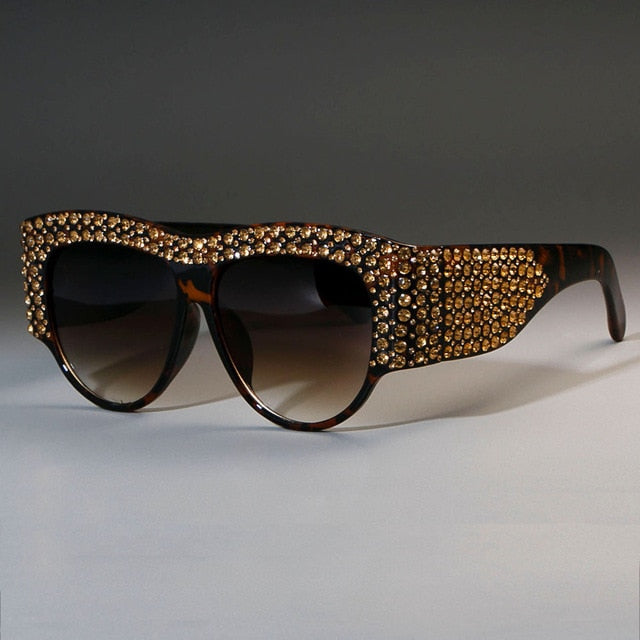 Bling Diamond Oversized Sunglasses