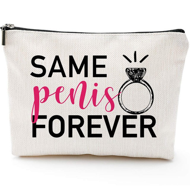 Bride To Be Compact Mirror Cosmetic Bag