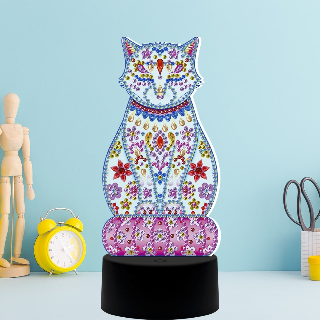 5D Diamond Mosaic Embroidery Lamp