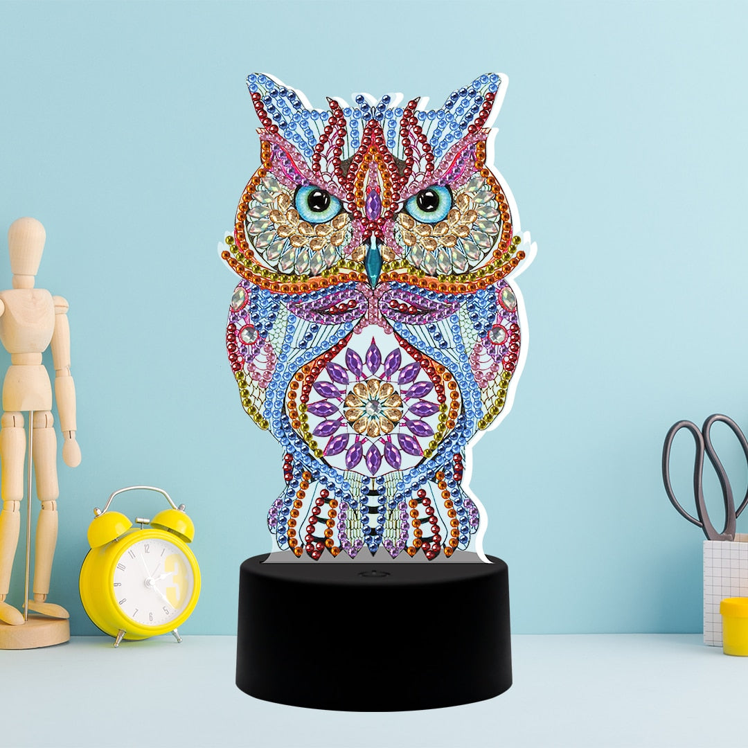 5D Diamond Mosaic Embroidery Lamp