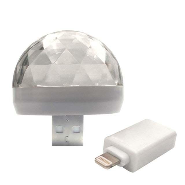 Car LED Lamp Party Light Colorful Music Sound