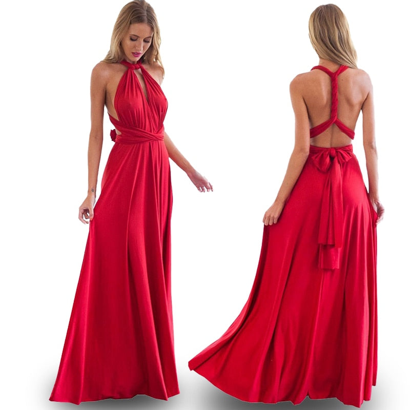 Long Lycra Bridesmaid Wedding Dress Gowns