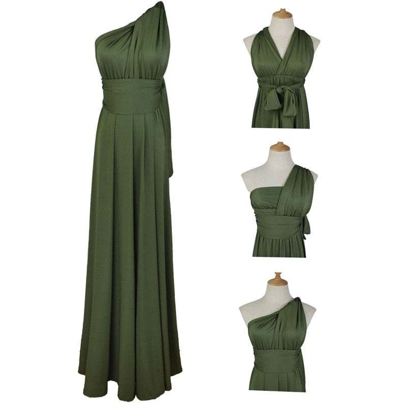 Long Lycra Bridesmaid Wedding Dress Gowns