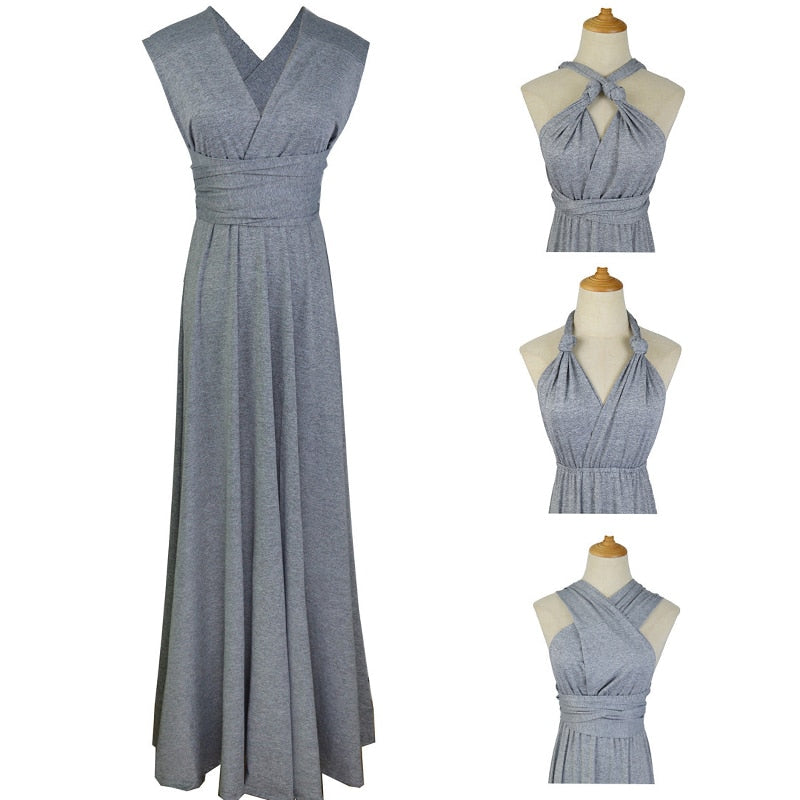 Long Lycra Bridesmaid Wedding Dress Gowns