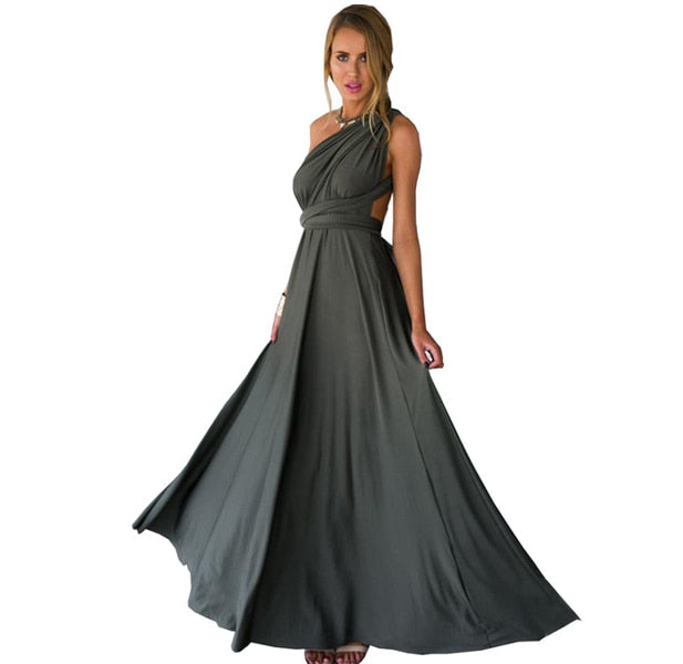 Long Lycra Bridesmaid Wedding Dress Gowns
