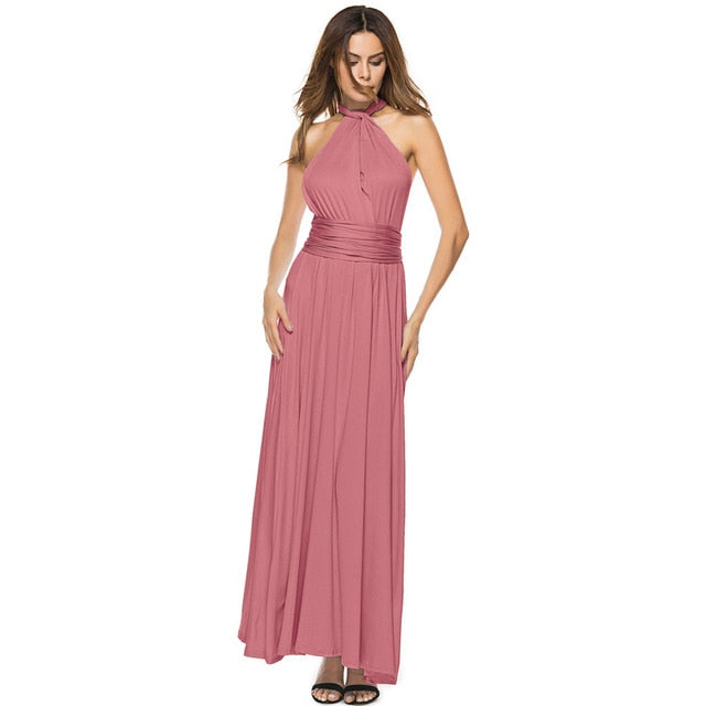 Long Lycra Bridesmaid Wedding Dress Gowns