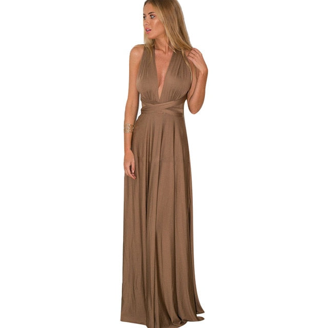 Long Lycra Bridesmaid Wedding Dress Gowns