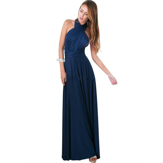 Long Lycra Bridesmaid Wedding Dress Gowns