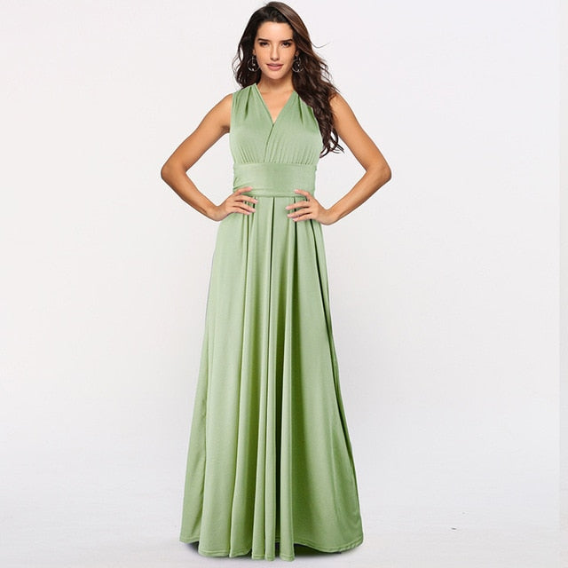 Long Lycra Bridesmaid Wedding Dress Gowns