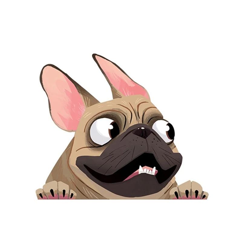 13cm x 11cm Funny French Bulldog Sticker Decal