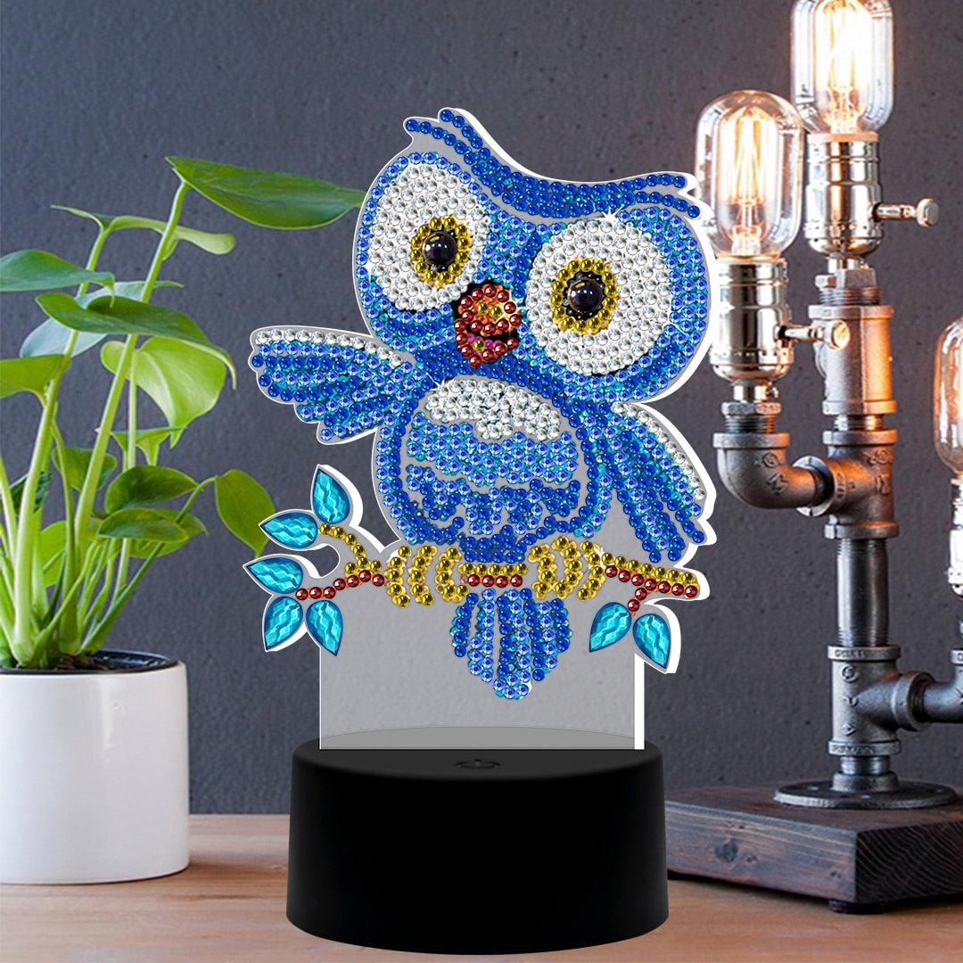 5D Diamond Mosaic Embroidery Lamp