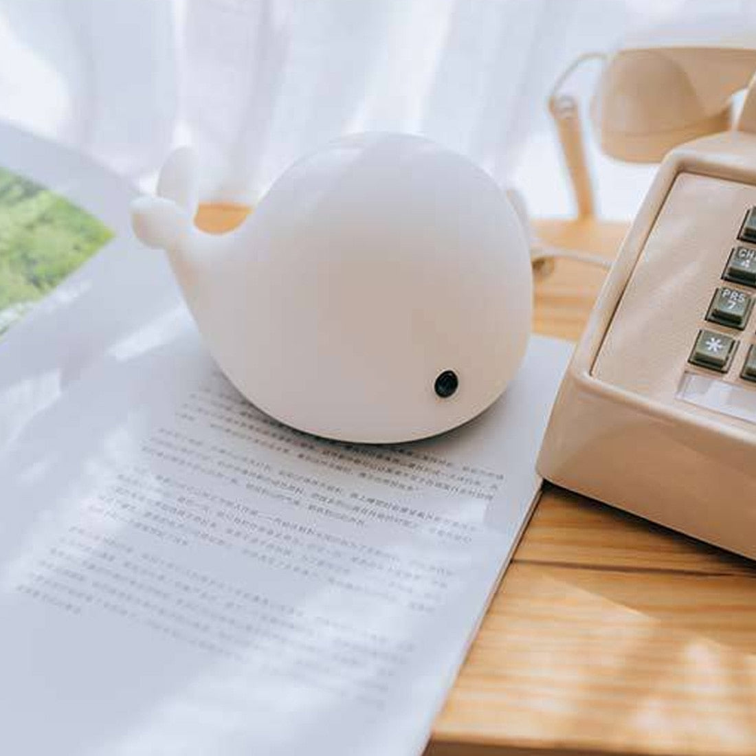 Whale Cartoon LED Night Light Lamp Home Decor Gift