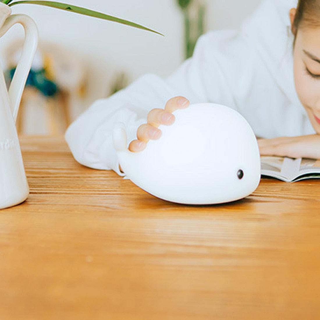 Whale Cartoon LED Night Light Lamp Home Decor Gift