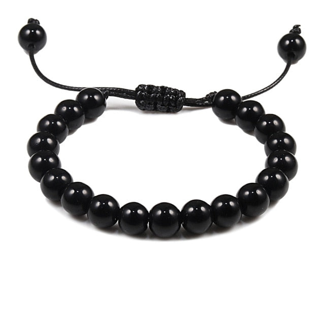 8 mm Tiger Eye Stone Beads Bracelet