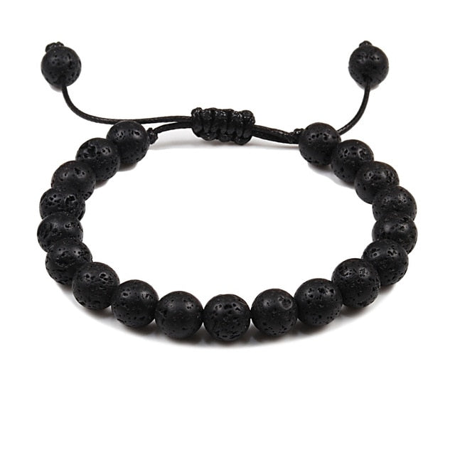 8 mm Tiger Eye Stone Beads Bracelet