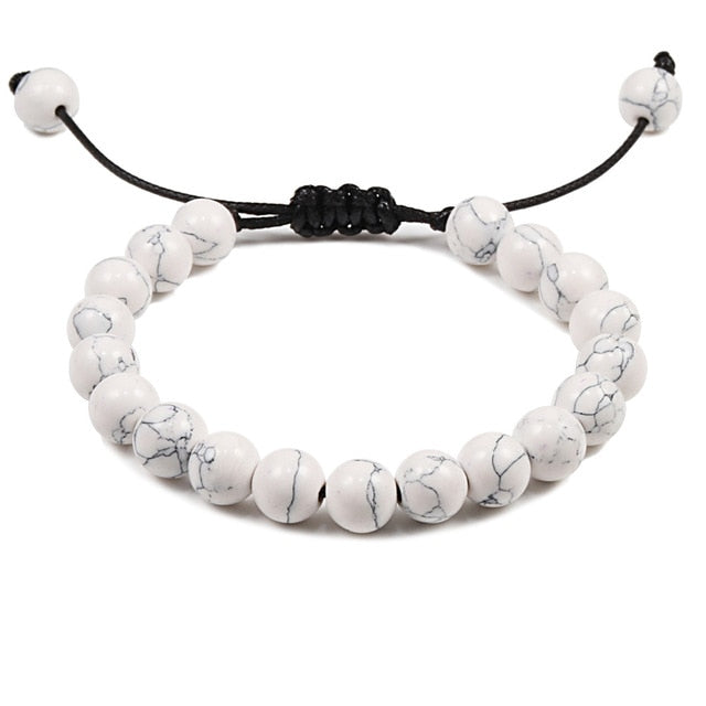 8 mm Tiger Eye Stone Beads Bracelet
