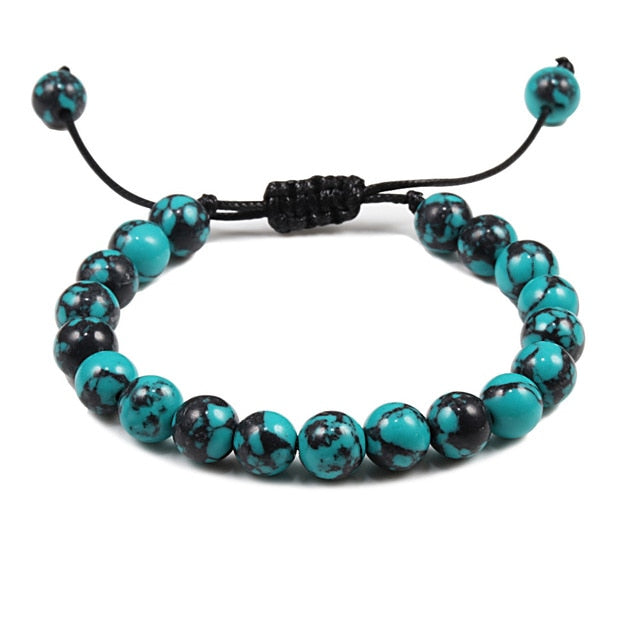 8 mm Tiger Eye Stone Beads Bracelet