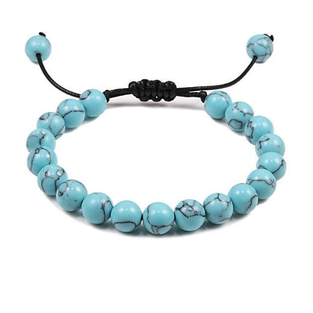 8 mm Tiger Eye Stone Beads Bracelet