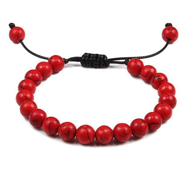 8 mm Tiger Eye Stone Beads Bracelet